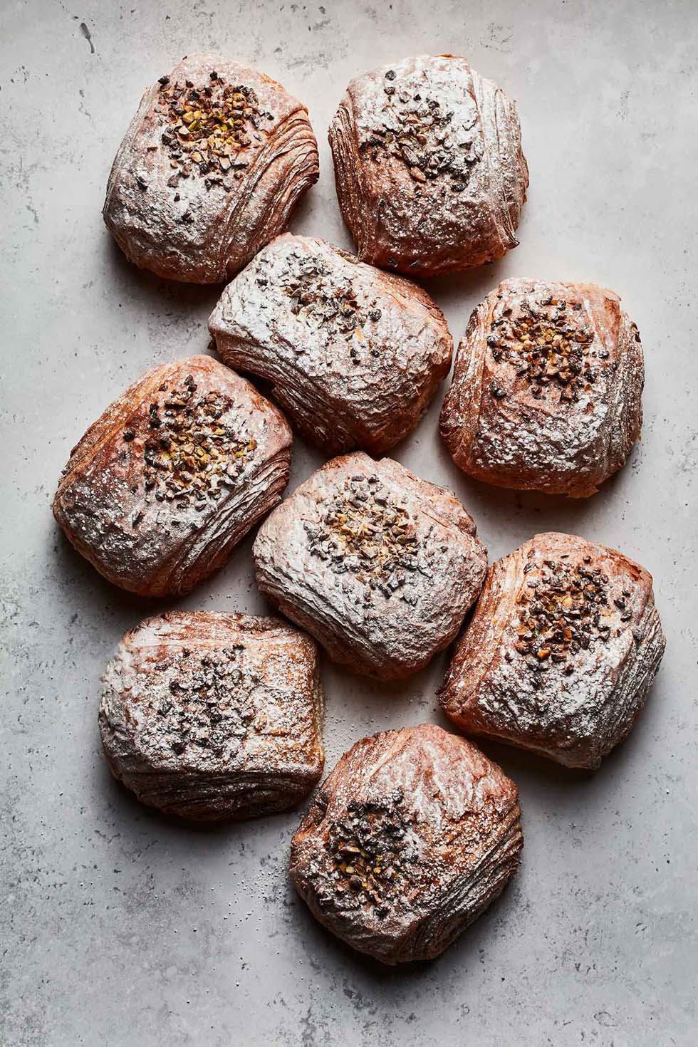 Pain Au Chocolat with Pistachio